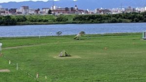 2020年盛夏ソロ初デイキャン＠淀川河川公園・太子橋地区