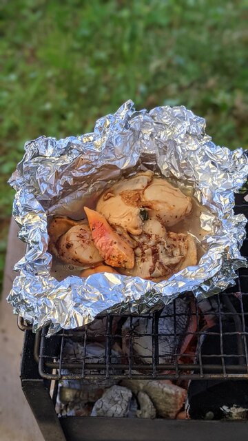 2022年梅雨前コロナ制限明けソロ自転車BBQデイキャンプ＠淀川河川公園・太子橋地区／ほたて