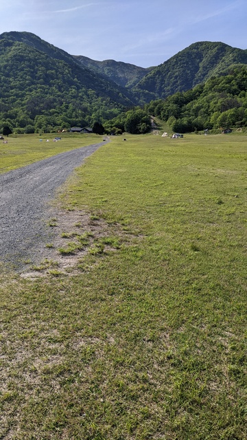 【滋賀県】マキノ高原キャンプ場（奥琵琶湖）／2023年初夏の高原バックパック徒歩キャンプ