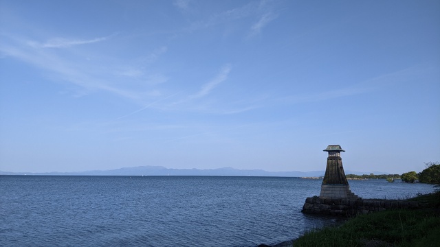 【滋賀県】六ツ矢崎浜オートキャンプ場（琵琶湖）／2023年初夏のバックパック自転車キャンプ