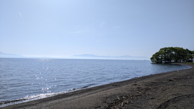 【滋賀県】六ツ矢崎浜オートキャンプ場（琵琶湖）／2023年初夏のバックパック自転車キャンプ