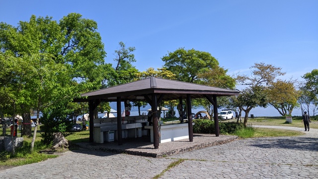 【滋賀県】六ツ矢崎浜オートキャンプ場(琵琶湖)/2023年初夏のバックパック自転車キャンプ