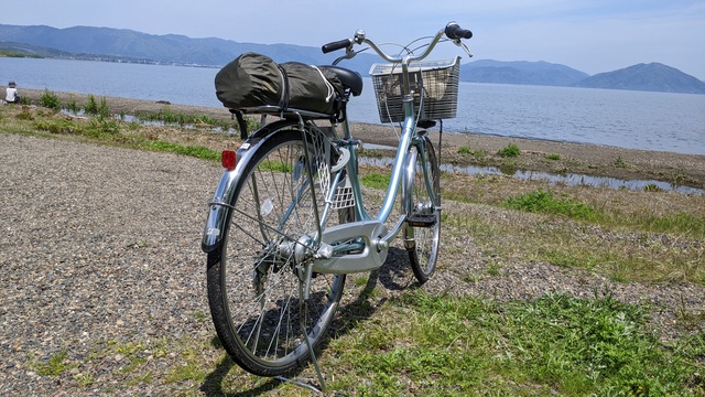 【滋賀県】六ツ矢崎浜オートキャンプ場（琵琶湖）／2023年初夏のバックパック自転車キャンプ