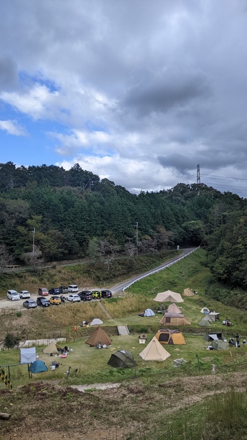 【京都府】末山・くつわ池自然公園キャンプ場／2023年初秋のブッシュクラフト徒歩キャンプ