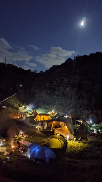 【京都府】末山・くつわ池自然公園キャンプ場／2023年初秋のブッシュクラフト徒歩キャンプ