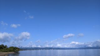 【滋賀県】六ツ矢崎浜オートキャンプ場（琵琶湖）／2023年秋雨のバックパック自転車キャンプ