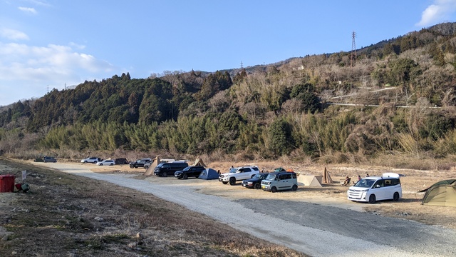 【京都府】笠置キャンプ場/2023年冬のバックパック徒歩キャンプ納め