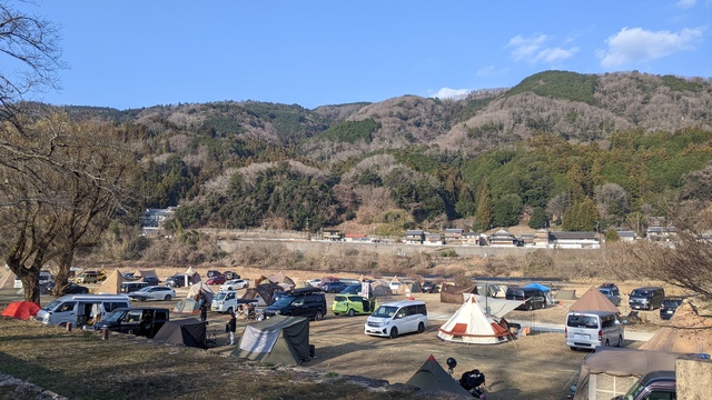 【京都府】笠置キャンプ場/2023年冬のバックパック徒歩キャンプ納め