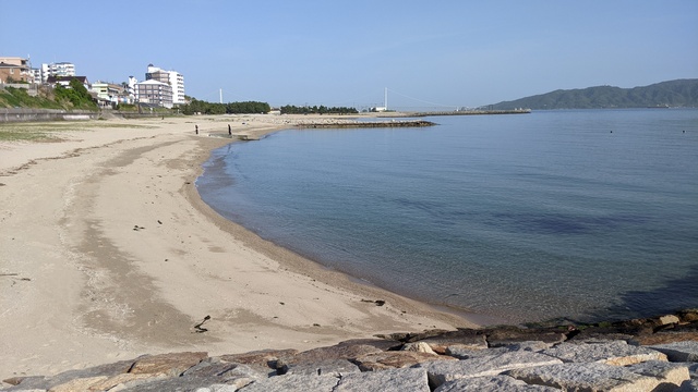 【兵庫県】林崎・松江海岸@明石市/2024年春の海バックパック徒歩キャンプ