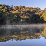 【奈良県】くろんど池自然公園／2024年秋 幻想的な蒸気霧 バックパック徒歩キャンプ