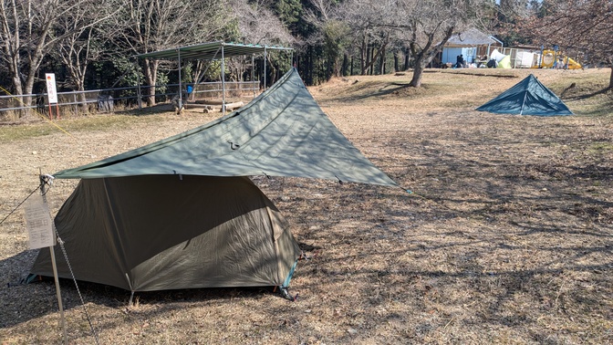 【京都府】くつわ池自然公園&キャンプ場/2025年早すぎた花見バックパック徒歩キャンプ