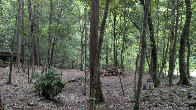 【兵庫県】KOBE川の音ベース/2025年梅雨直前の清流 バックパック徒歩キャンプ