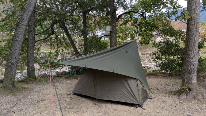 【滋賀県】マキノ高原キャンプ場＠奥琵琶湖／2025年初秋の林間バックパック徒歩キャンプ