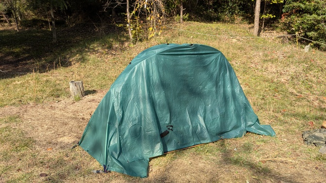 【奈良県】くろんど池自然公園@生駒山／2025年立冬バックパック徒歩キャンプ
