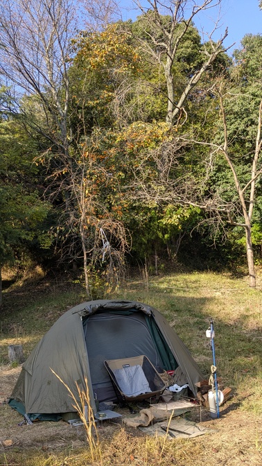 【奈良県】くろんど池自然公園@生駒山／2025年立冬バックパック徒歩キャンプ