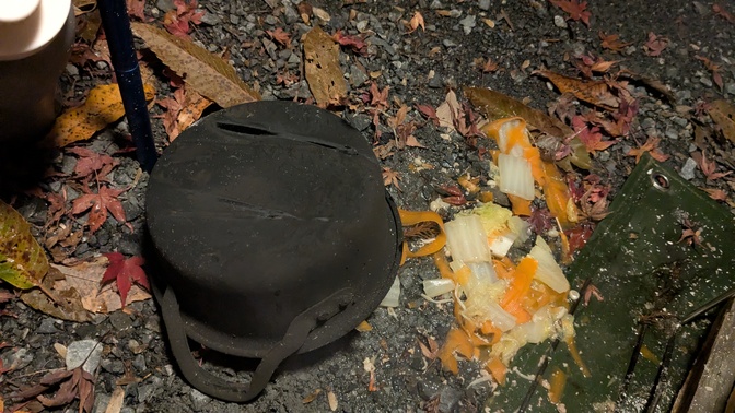 【大阪府】杜のテラス@能勢町／2025年杜の紅葉バックパック徒歩キャンプ