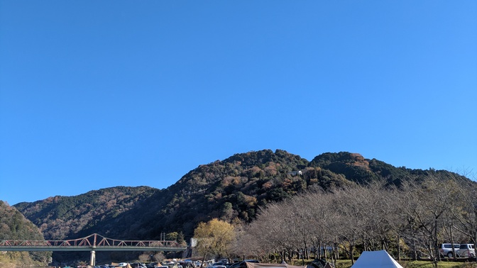 【京都府】笠置キャンプ場／2025年 敷もみじバックパック徒歩キャンプ納め