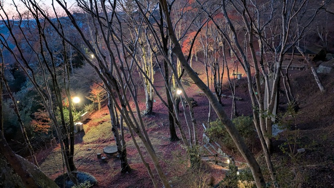 【京都府】笠置キャンプ場／2025年 敷もみじバックパック徒歩キャンプ納め